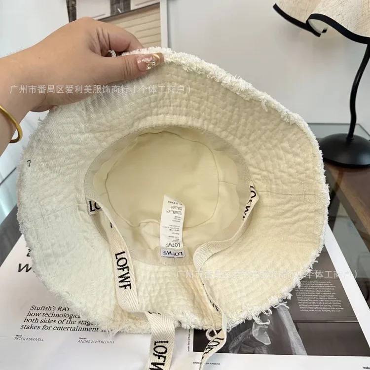 Fashionable Korean of the new correct letter of the fisherman hat European and American cross-border sun hat for women summer literary outdoor sports hat