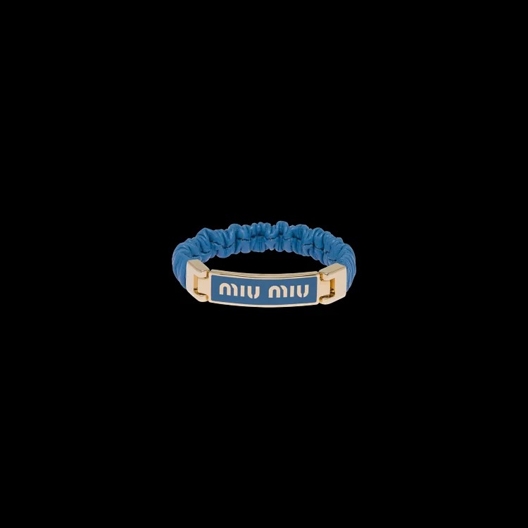 Enamel square brand soft sheepskin pleated bracelet for women new versatile fashion bracelet-CY