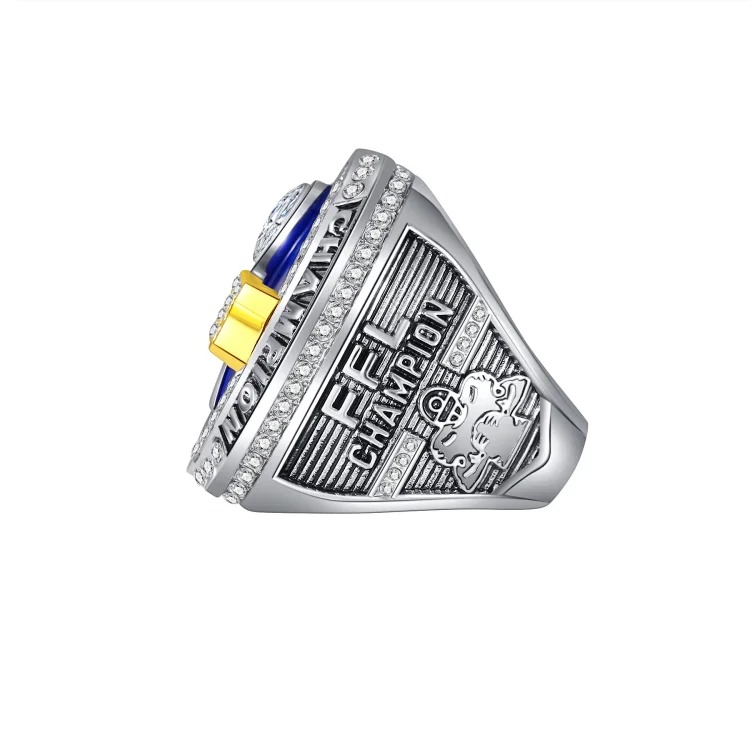 FFL 2025 Fantasy Football Championship Ring Two-tone Zinc Alloy Hot Sale on Amazon