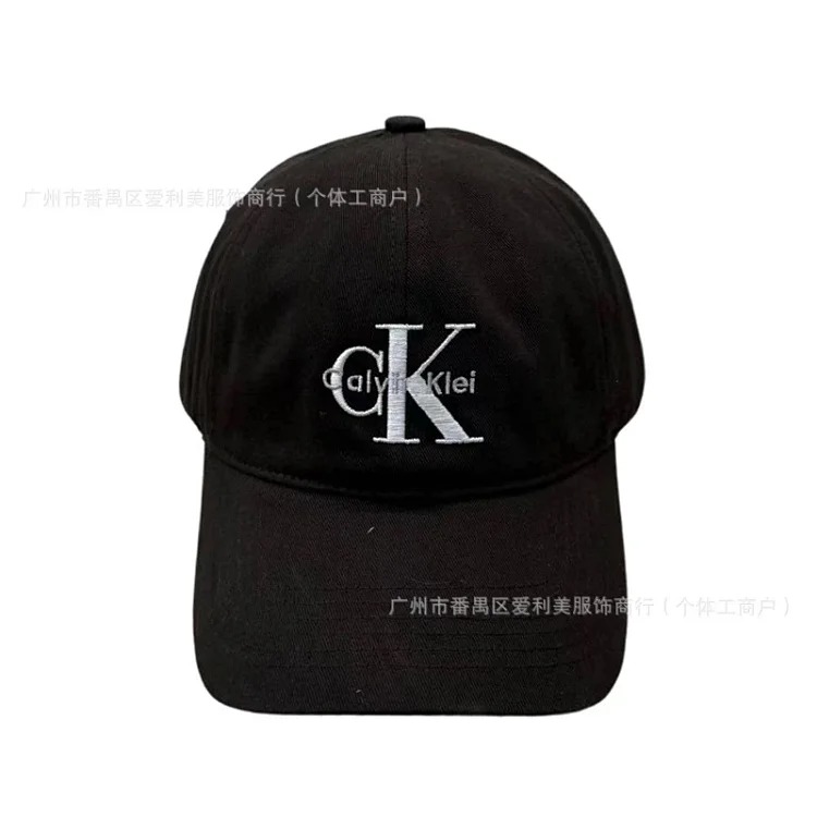 Spring and style letter embroidered soft top men's baseball cap outdoor washed curved brim women's fashion peaked cap wholesale