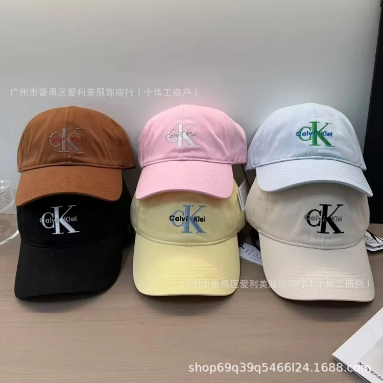 Spring and style letter embroidered soft top men's baseball cap outdoor washed curved brim women's fashion peaked cap wholesale