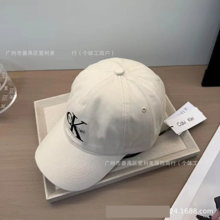 Spring and style letter embroidered soft top men's baseball cap outdoor washed curved brim women's fashion peaked cap wholesale