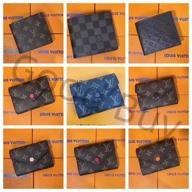 1500 Men's Printed Variety of Fashionable First-Class Versatile Wallets Folding Wallets