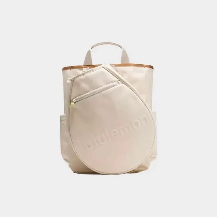 Lulu tennis bag multifunctional portable sports bag 19L large capacity canvas bag men and women outdoor sports backpack bag