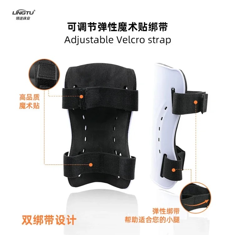 Football Socks, Leg Guards, Shin Guards, Training, Breathable Socks, Guards, Protective Velcro, Double Straps, Foot Guards, Wholesale