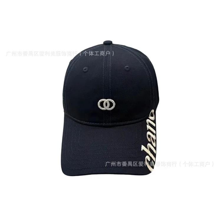 New style side letter embroidery soft top slimming baseball hat for women spring and summer fashion casual age-reducing peaked cap for men