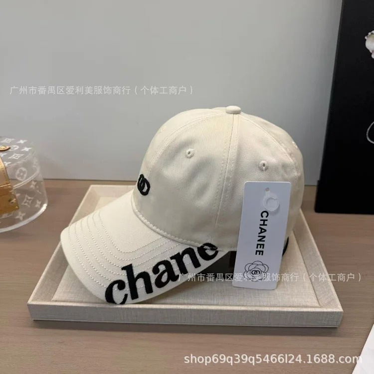 New style side letter embroidery soft top slimming baseball hat for women spring and summer fashion casual age-reducing peaked cap for men