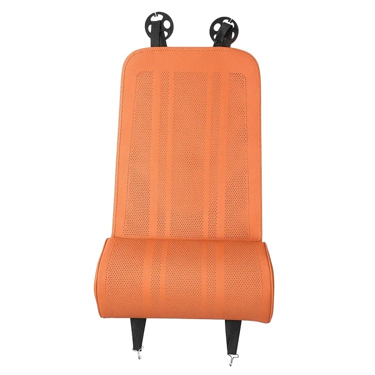 Car seat leg rest, extended seat cushion, integrated leg rest, perforated Nappa leather, breathable car leg rest for all seasons