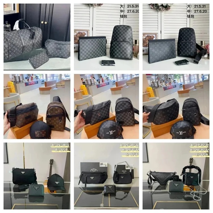 High-quality three-piece bag set (affecting secondary sales, non-refundable and non-exchangeable)