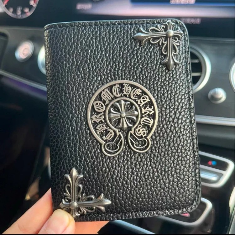 Crow ultra-thin small card holder men's genuine leather mini compact card holder multi-card slot simple cowhide card holder ID card holder image 5