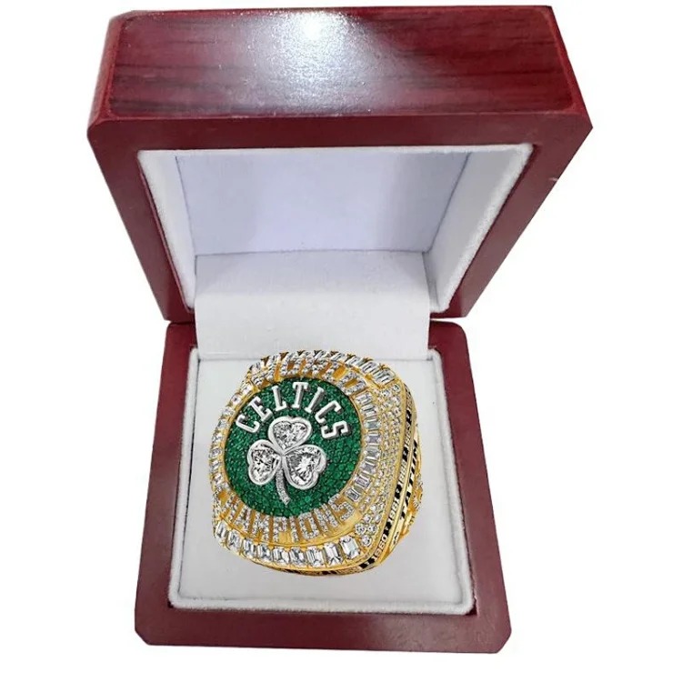 2024 Official Boston Celtics Basketball Championship Ring Men's Ring Amazon Popular Souvenir image 5