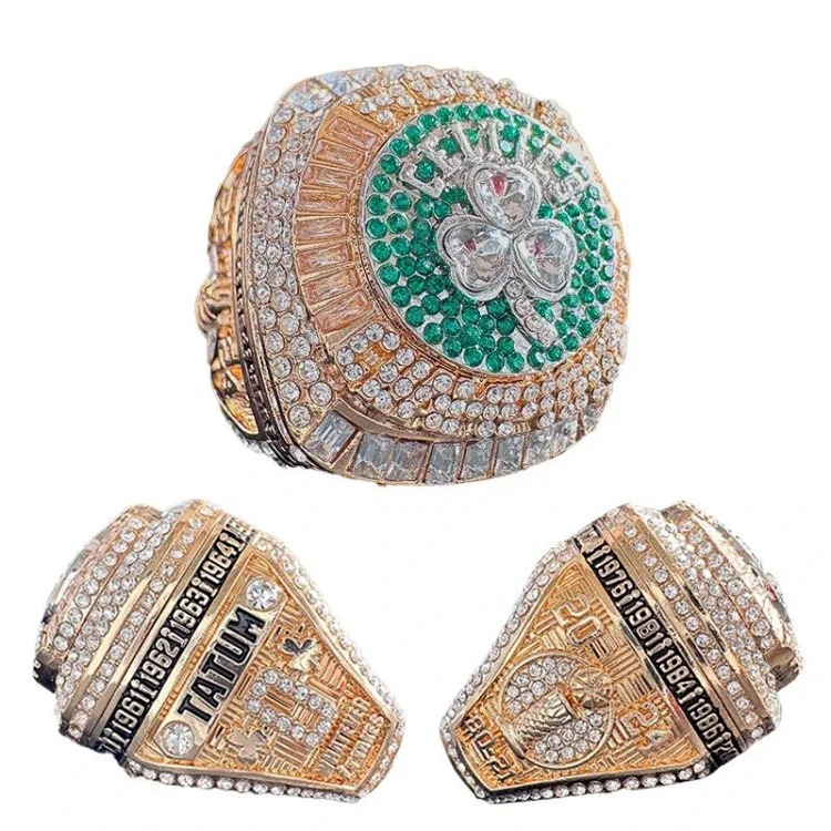 2024 Official Boston Celtics Basketball Championship Ring Men's Ring Amazon Popular Souvenir image 6