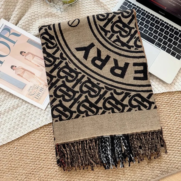 DX33-4 double-sided scarf, elegant and fashionable autumn and winter item, 100% lambswool