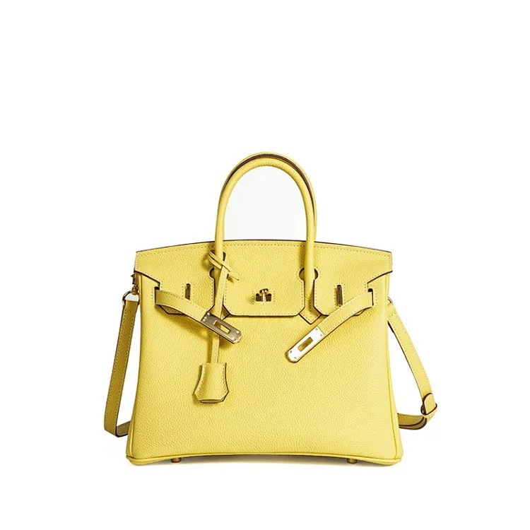 Hermes Carefully selected high-wax togo first-layer cowhide Birkin bag European and American genuine leather pebbled pattern large-capacity handbag