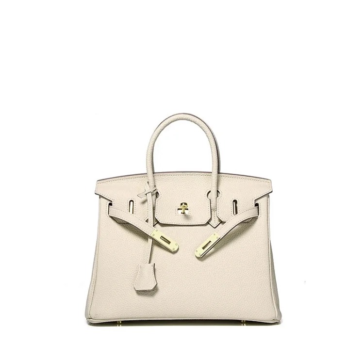 Hermes Carefully selected high-wax togo first-layer cowhide Birkin bag European and American genuine leather pebbled pattern large-capacity handbag