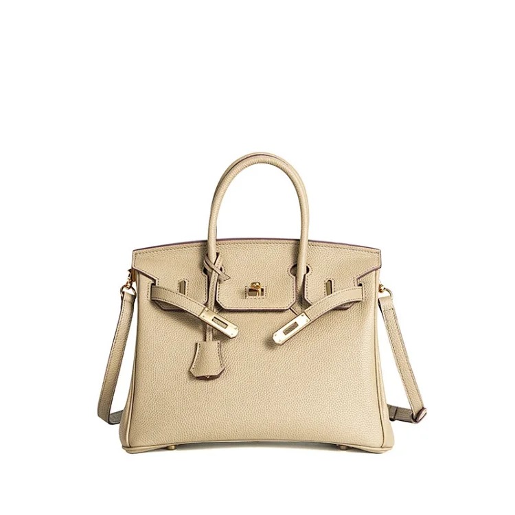 Hermes Carefully selected high-wax togo first-layer cowhide Birkin bag European and American genuine leather pebbled pattern large-capacity handbag