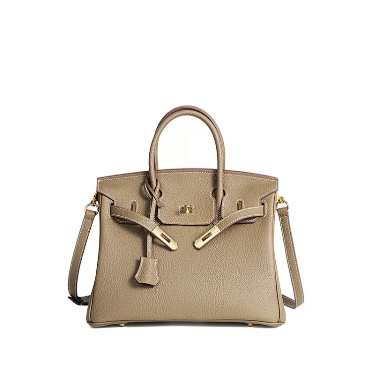 Hermes Carefully selected high-wax togo first-layer cowhide Birkin bag European and American genuine leather pebbled pattern large-capacity handbag