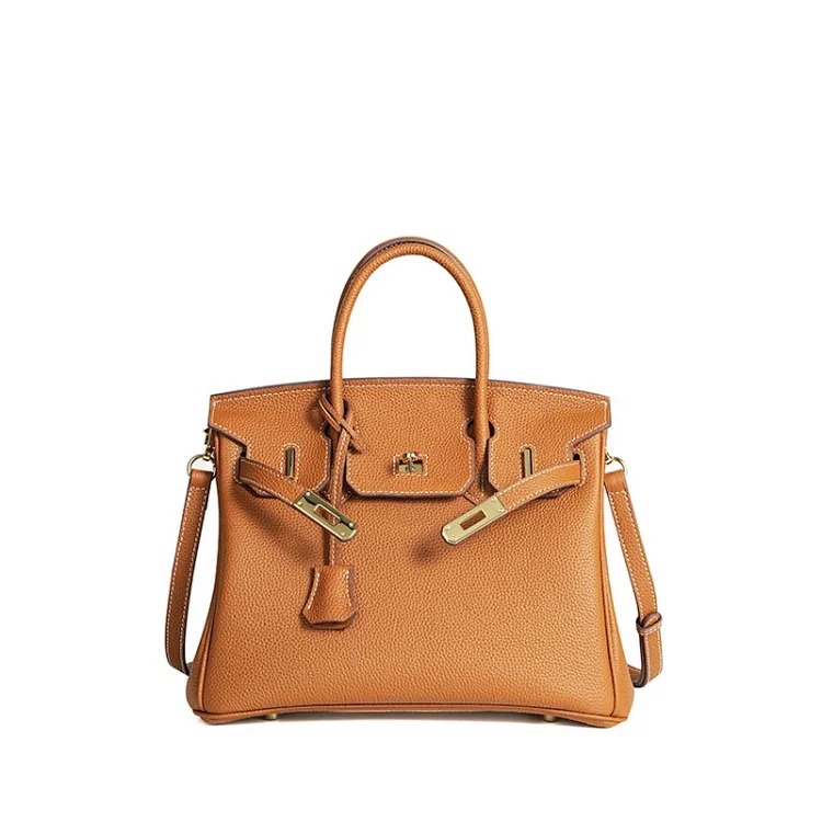 Hermes Carefully selected high-wax togo first-layer cowhide Birkin bag European and American genuine leather pebbled pattern large-capacity handbag
