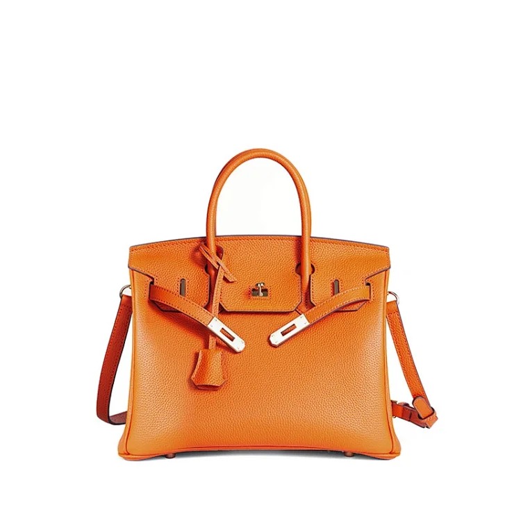 Hermes Carefully selected high-wax togo first-layer cowhide Birkin bag European and American genuine leather pebbled pattern large-capacity handbag