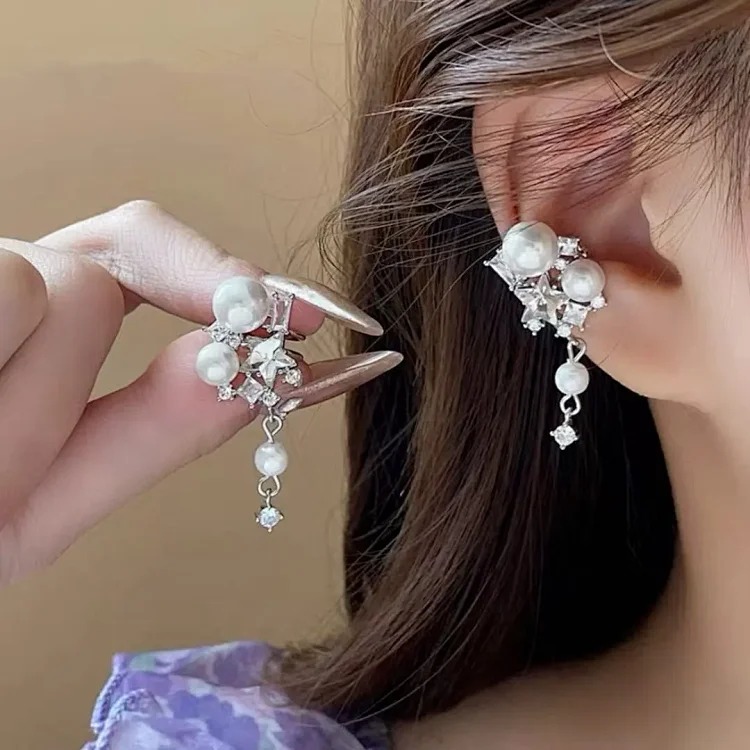 New G Pearl Love Stud Earrings Feminine Stud Earrings