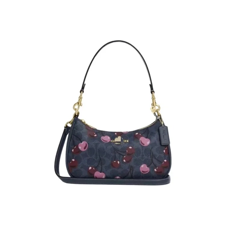 Louis Vuitton Teri24 Crescent Underarm Bag Classic Old Flower Fragrant Breed Shoulder Bag for Women