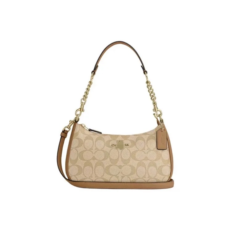 Louis Vuitton Teri24 Crescent Underarm Bag Classic Old Flower Fragrant Breed Shoulder Bag for Women