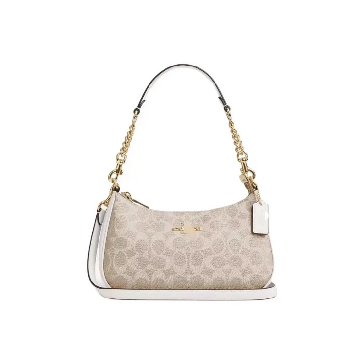 Louis Vuitton Teri24 Crescent Underarm Bag Classic Old Flower Fragrant Breed Shoulder Bag for Women