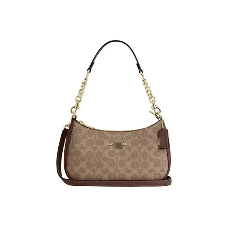 Louis Vuitton Teri24 Crescent Underarm Bag Classic Old Flower Fragrant Breed Shoulder Bag for Women