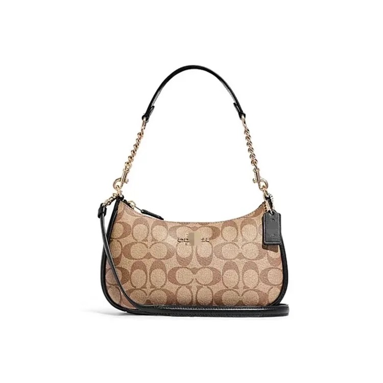 Louis Vuitton Teri24 Crescent Underarm Bag Classic Old Flower Fragrant Breed Shoulder Bag for Women