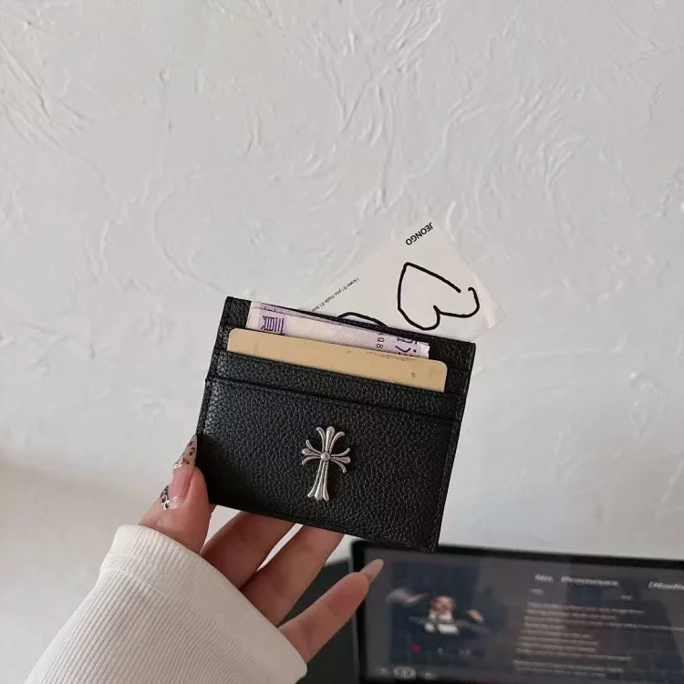 Large-capacity first-layer cowhide integrated wallet card holder with multiple card slots