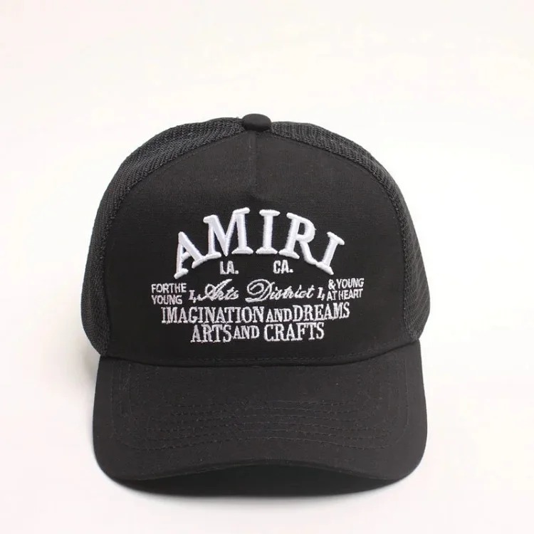 Embroidered peaked cap, casual and versatile fishing hat
