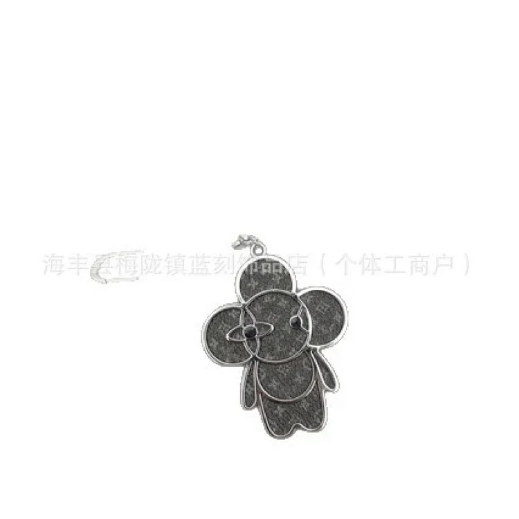 Wholesale Cartoon Sports Doll Dumbbell Doll Keychain Metal Cute Versatile Wear-Resistant Fashion Trend