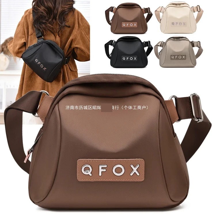 Cross-border 2026 style nylon shell bag for work and commuting fashion casual shoulder crossbody bag for women