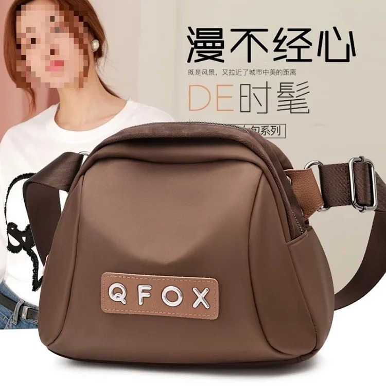 Cross-border 2026 style nylon shell bag for work and commuting fashion casual shoulder crossbody bag for women