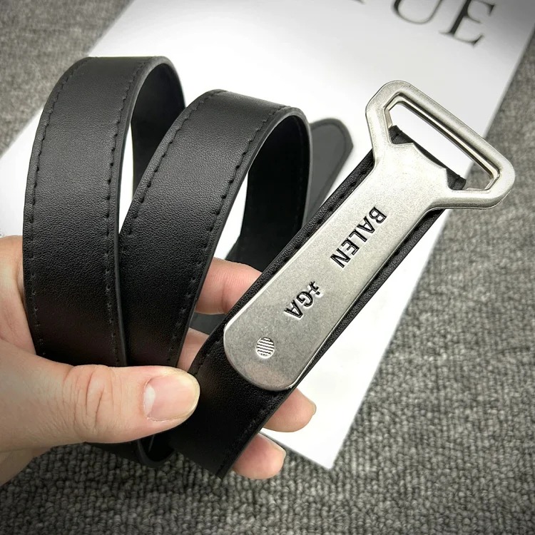 B family Paris style internet celebrity bottle opener belt stamped casual fashion versatile ins same style simple letters