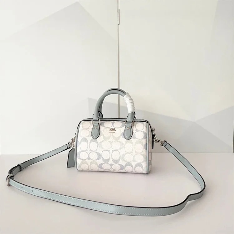 Louis Vuitton Outlet bag women's 2026 new MINI ROWAN Boston small handbag retro presbyopic crossbody bag