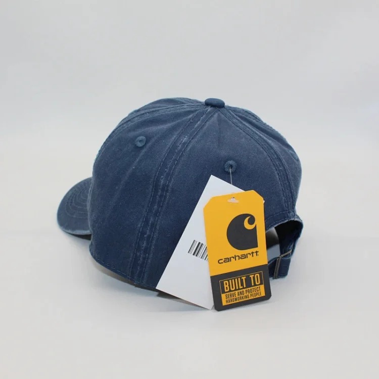 Car washed old embroidered soft top curved brim baseball cap foreign trade trendy workwear European and American peaked cap sun hat