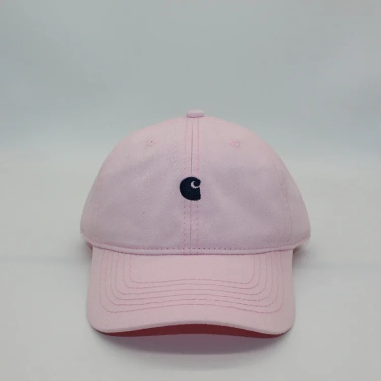 Car washed old embroidered soft top curved brim baseball cap foreign trade trendy workwear European and American peaked cap sun hat