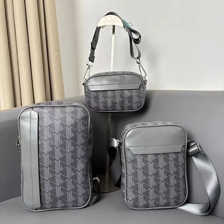 HM17--L retro printed men's bag-collection