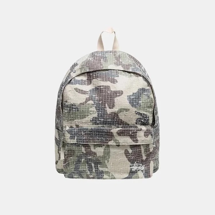 Camouflage embroidered workwear series classic embroidered canvas backpack