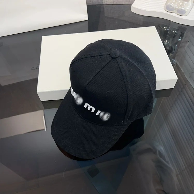 Mumu Korean ins trend star's same letter baseball cap fashionable peaked cap sun visor hat makes your face smaller