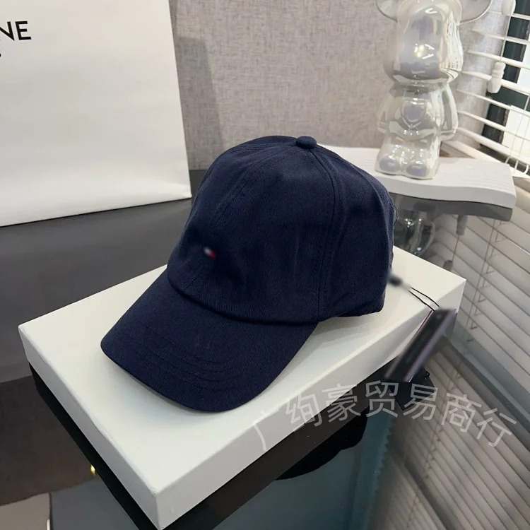 Cross-border small flag embroidered soft-top peaked cap Tom's classic sunshade for men and women, versatile baseball for couples