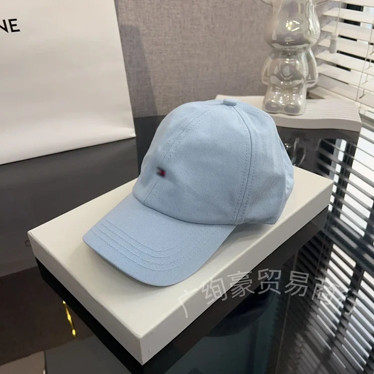 Cross-border small flag embroidered soft-top peaked cap Tom's classic sunshade for men and women, versatile baseball for couples