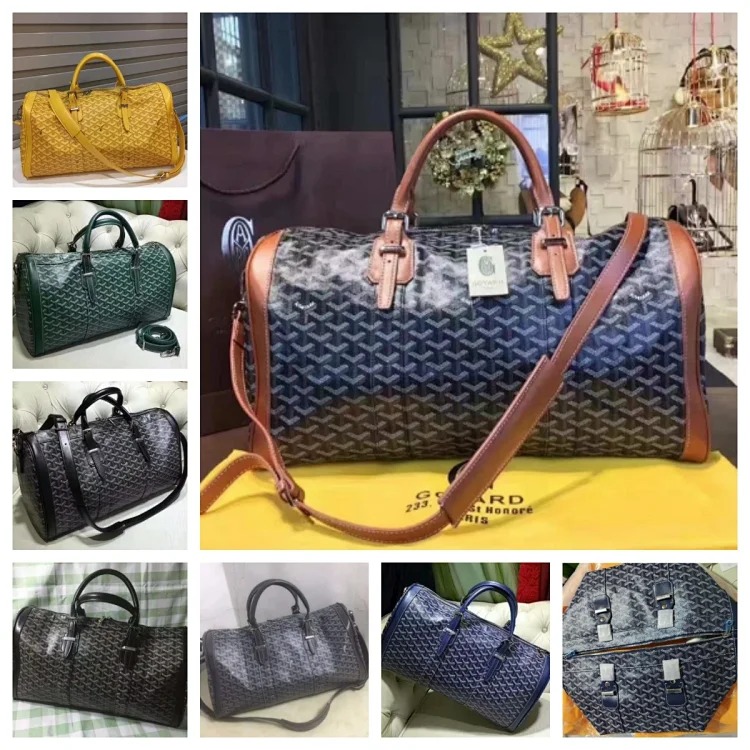 Pillow travel bag, short-distance business trip travel bag, cowhide shoulder strap, cross-body portable