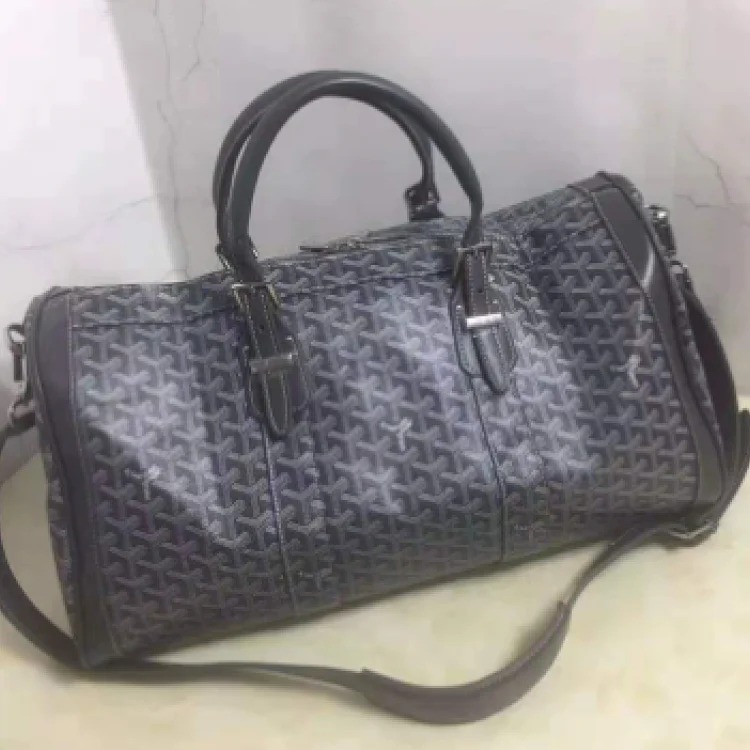 Pillow travel bag, short-distance business trip travel bag, cowhide shoulder strap, cross-body portable image 5