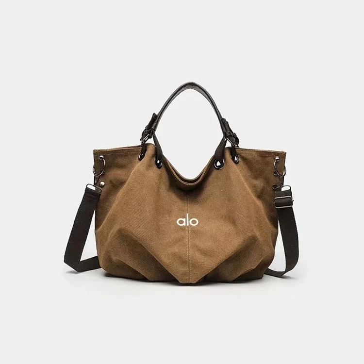 Balenciaga Large-capacity bag, shopping bag, men's and women's bag, canvas bag, sports bag, fitness tote, shoulder bag, same style yoga