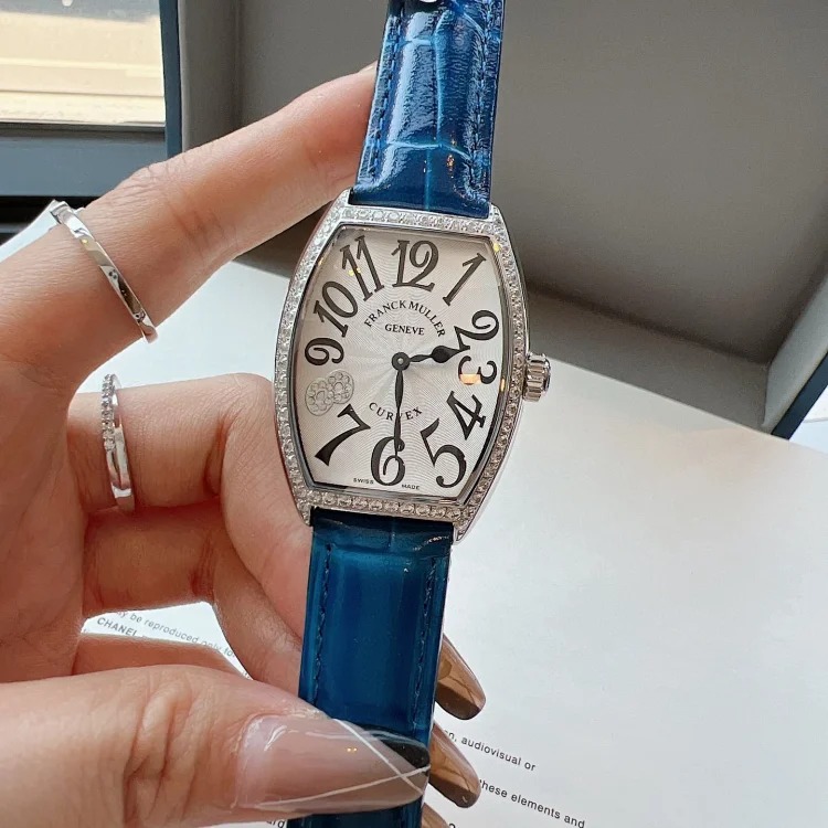 Franck Muller FM Franck Muller barrel-shaped women's quartz women's watch women's watch 316 stainless steel imported quartz movement