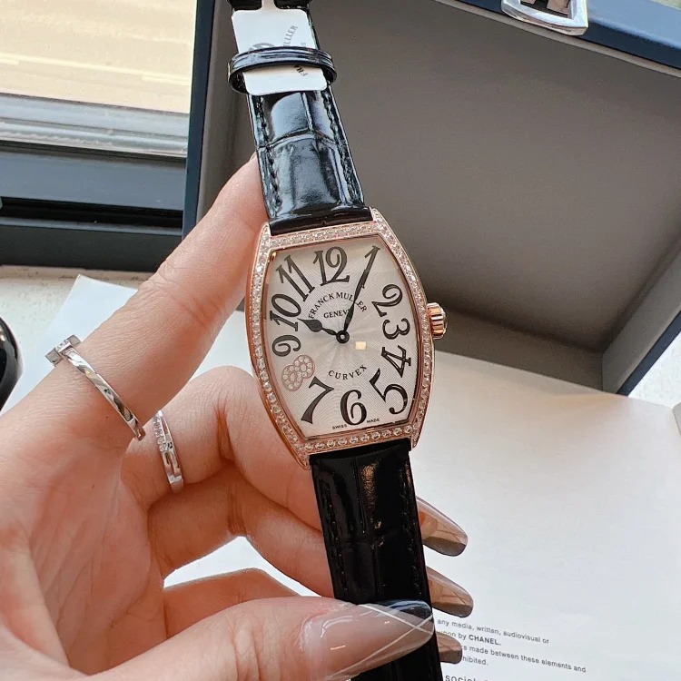Franck Muller FM Franck Muller barrel-shaped women's quartz women's watch women's watch 316 stainless steel imported quartz movement