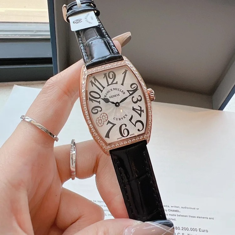 Franck Muller FM Franck Muller barrel-shaped women's quartz women's watch women's watch 316 stainless steel imported quartz movement