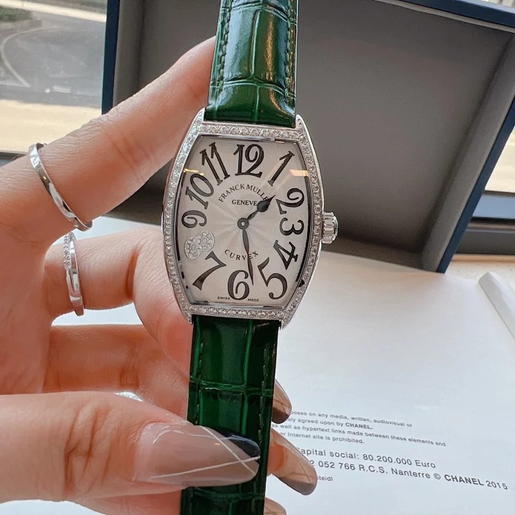 Franck Muller FM Franck Muller barrel-shaped women's quartz women's watch women's watch 316 stainless steel imported quartz movement
